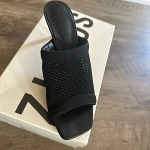 Schutz knit ribs a in black